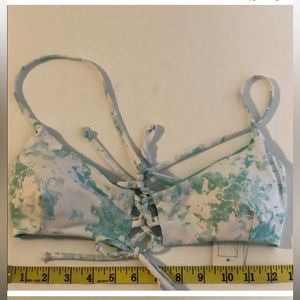 American Apparel bikini lace up bikini top